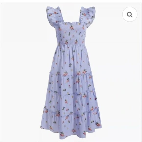 Ellie Nap Dress in Lilac/Purple Ikat - Picture 1 of 3